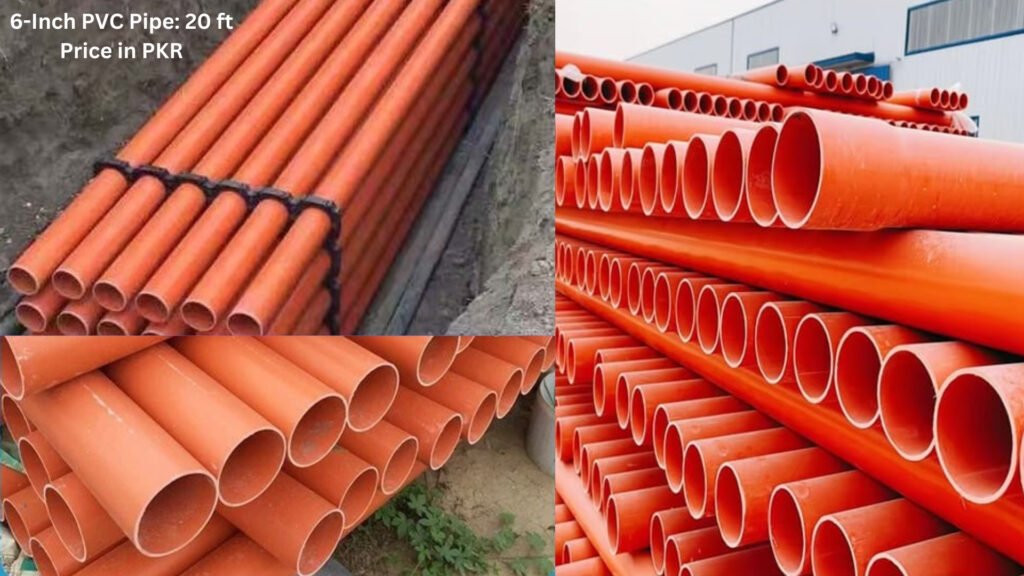 6-Inch PVC Pipe: 20 ft Price in PKR